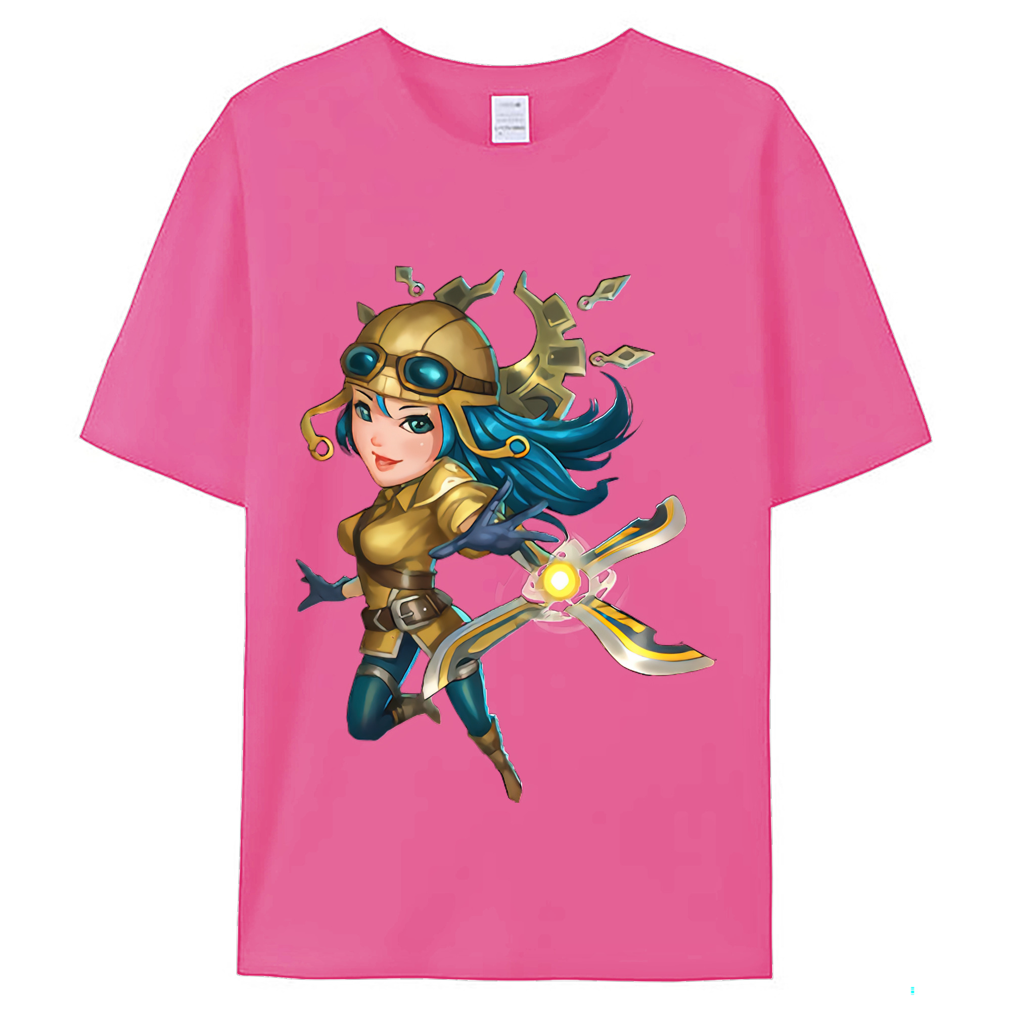 （画像用） リーグ・オブ・レジェンド League of Legends LOL レディースカジュアルプリントTシャツ（綿100％）